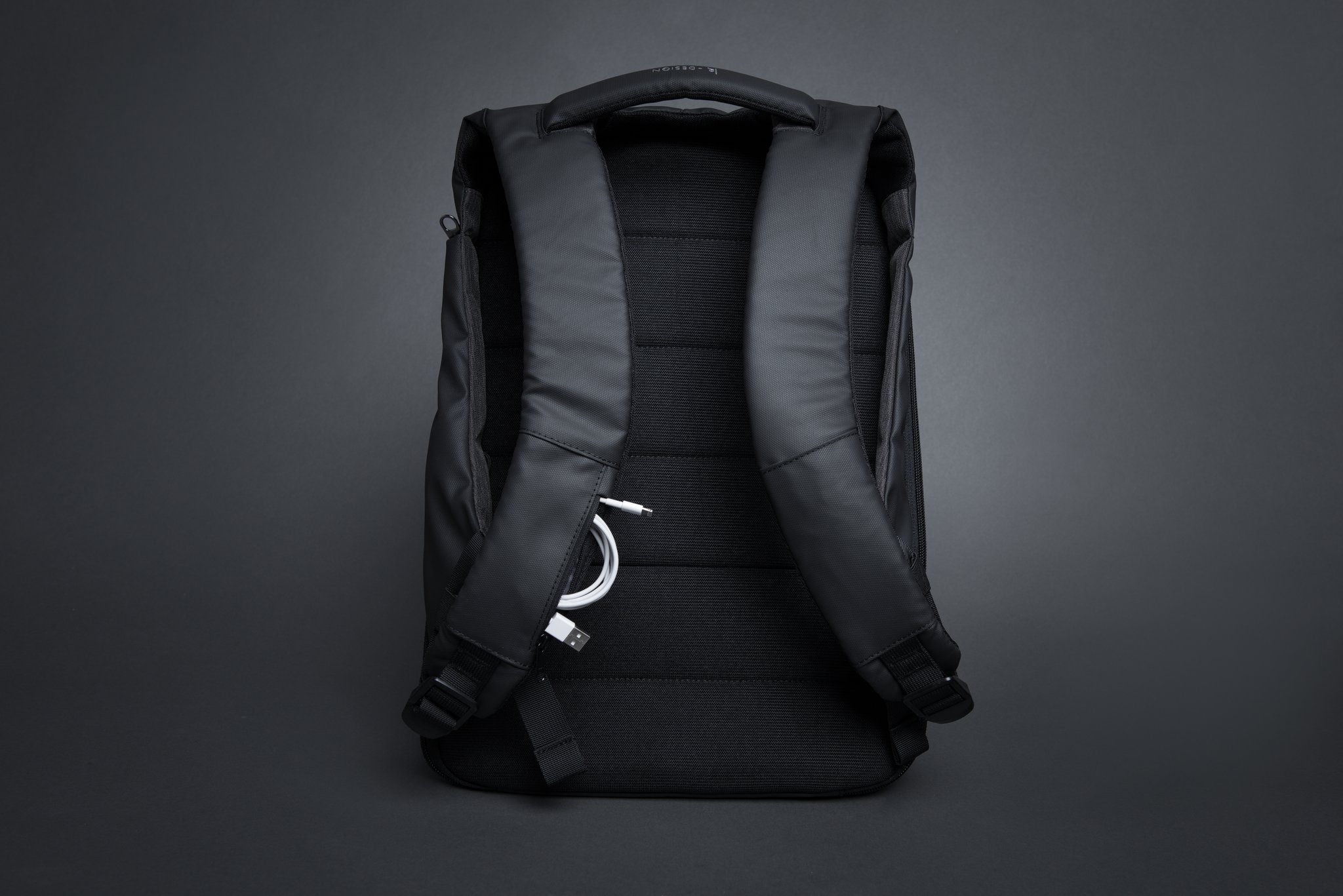 Рюкзак ClickPack Pro 46х34х16 см, комбинированный черный/серый-6