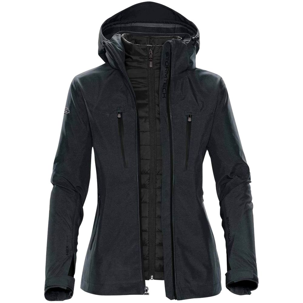 Куртка-трансформер женская Matrix, серая с черным-1