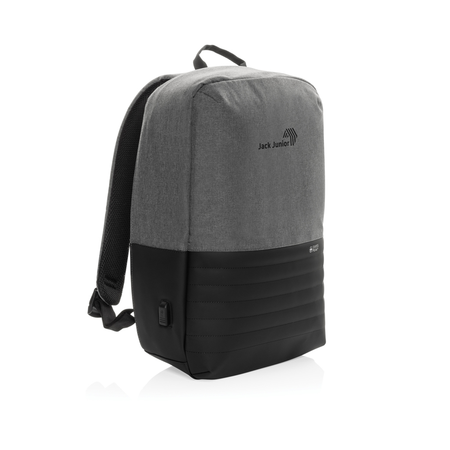 Антикражный рюкзак для ноутбука Swiss Peak с RFID-защитой из rPET AWARE™, 15,6’’-7