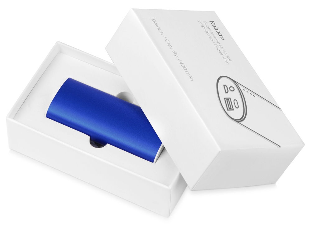 Портативное зарядное устройство Квазар, 4400 mAh, синий-5