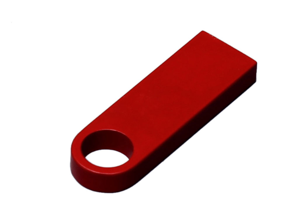 USB 3.0-флешка на 64 Гб с мини чипом и круглым отверстием, красный-2