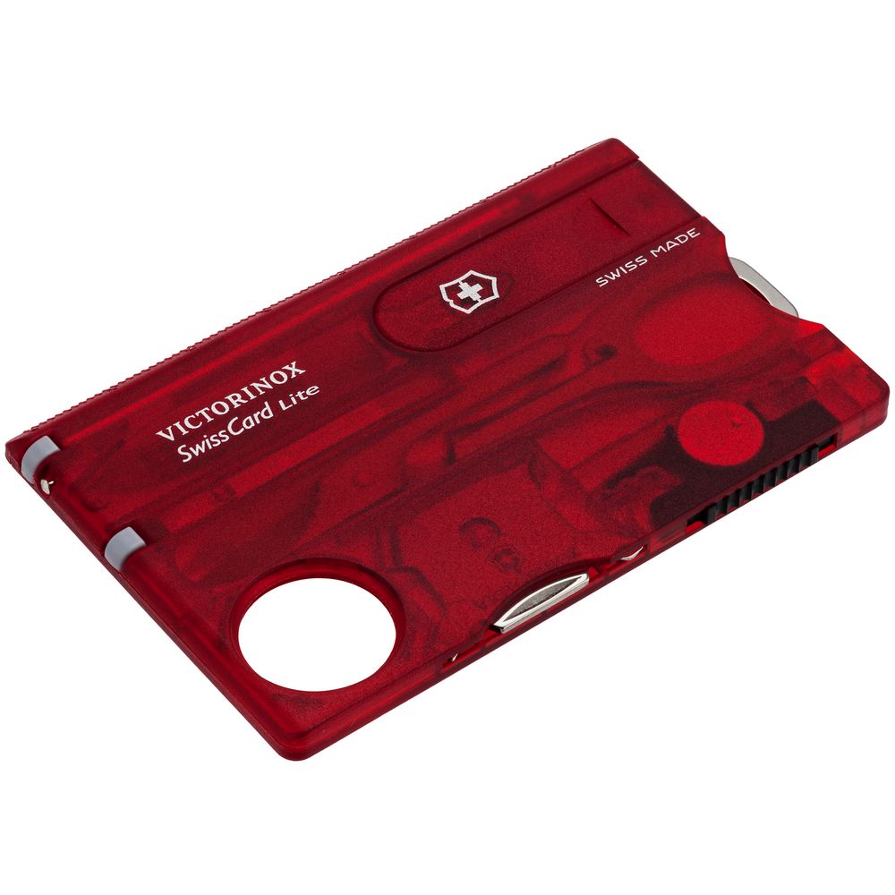 Набор инструментов SwissCard Lite, красный-0