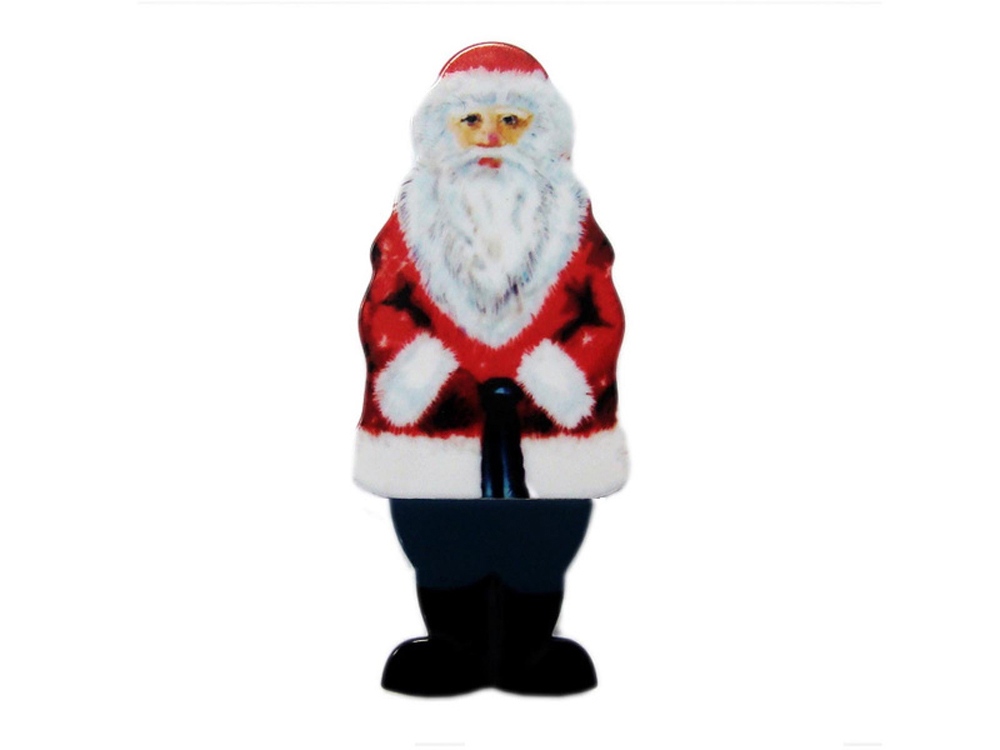 USB-флешка на 64 ГБ Дед Мороз Santa под нанесение, белый-1