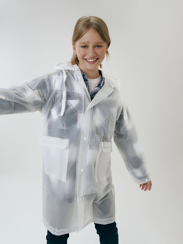 Дождевик детский RainDrop Kids, белый-5