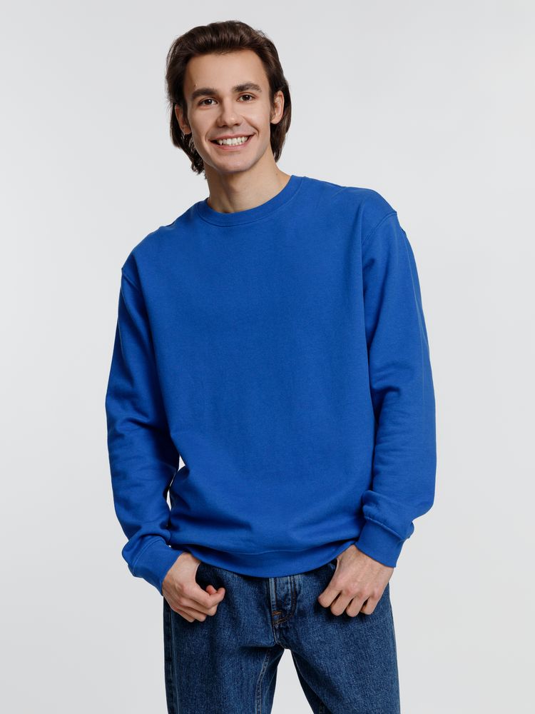 Свитшот унисекс Columbia, ярко-синий-5