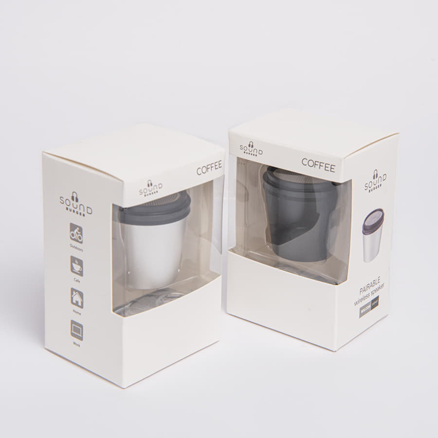 Портативная mini Bluetooth-колонка Sound Burger "Coffee" черный, черный-5