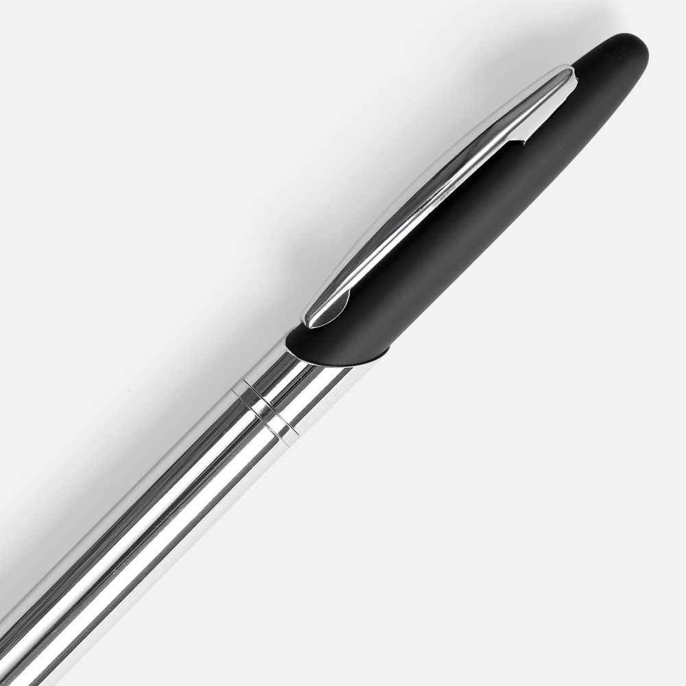Ручка шариковая Dagger Soft Touch, черная-3