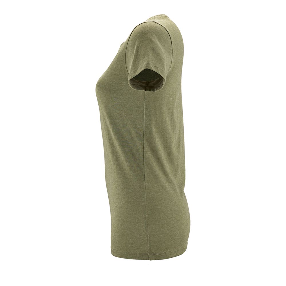 Футболка женская Regent Fit Women, меланж хаки-3
