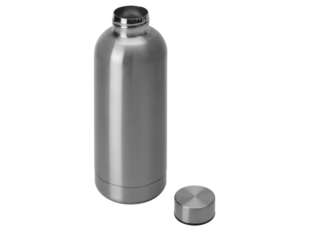 Вакуумная термобутылка Cask Waterline, 500 мл, серебристый глянцевый-2