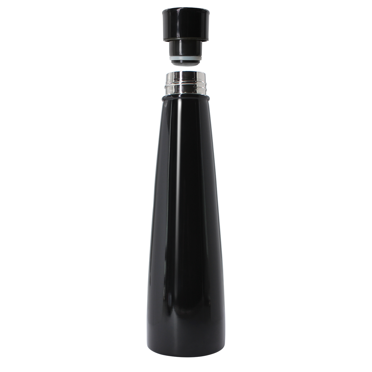 Термобутылка для напитков N-shape (черный)-2