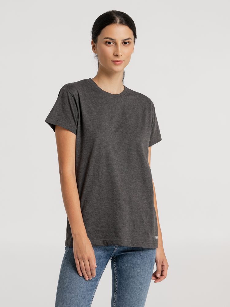 Футболка унисекс Firm Wear, черный меланж-4