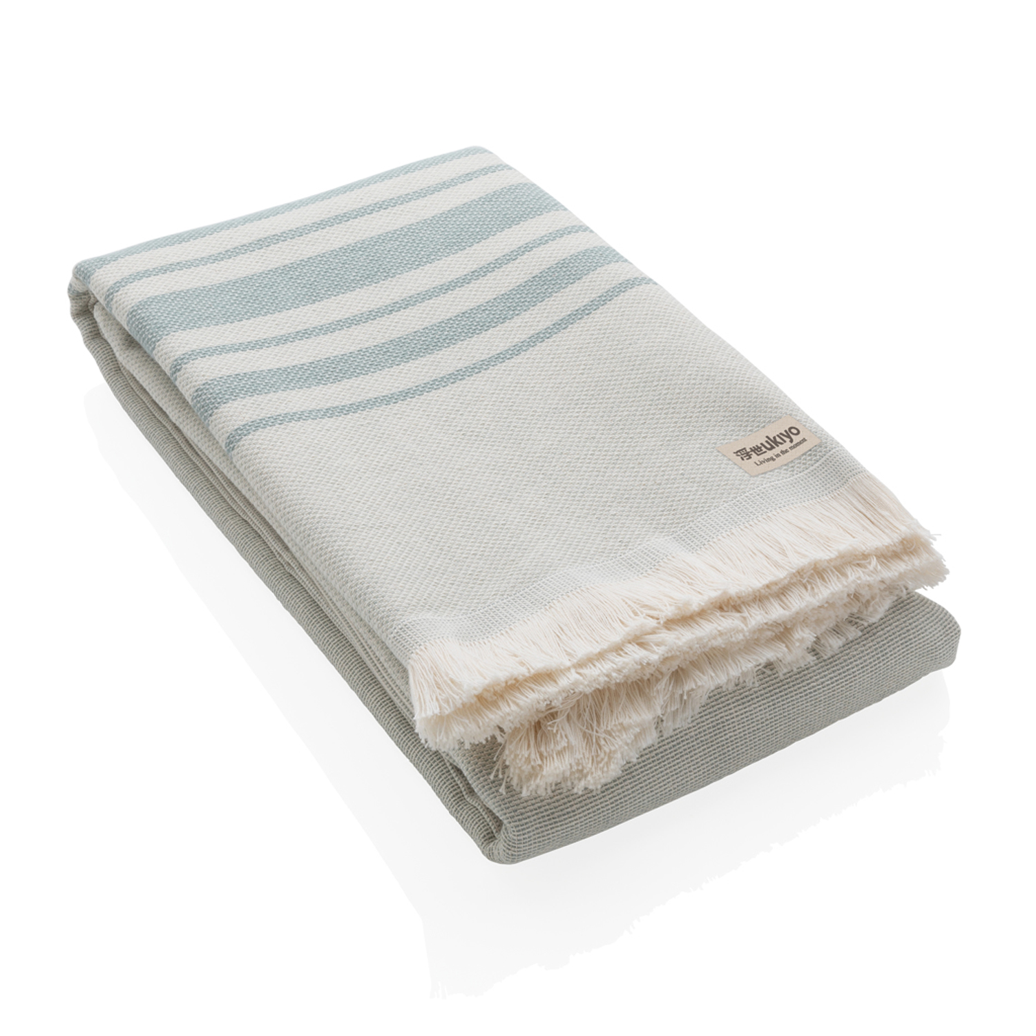 Накидка Ukiyo Yumiko из переработанного хлопка AWARE™, 100x180 см-1