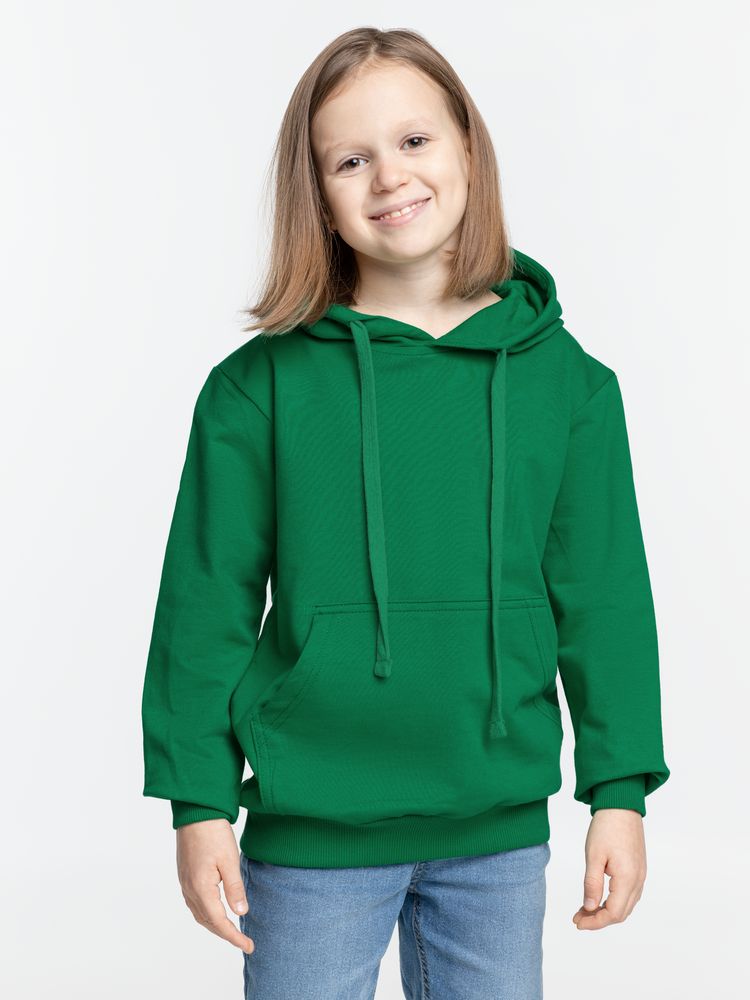Худи детское Kirenga Kids 2.0, зеленое-3