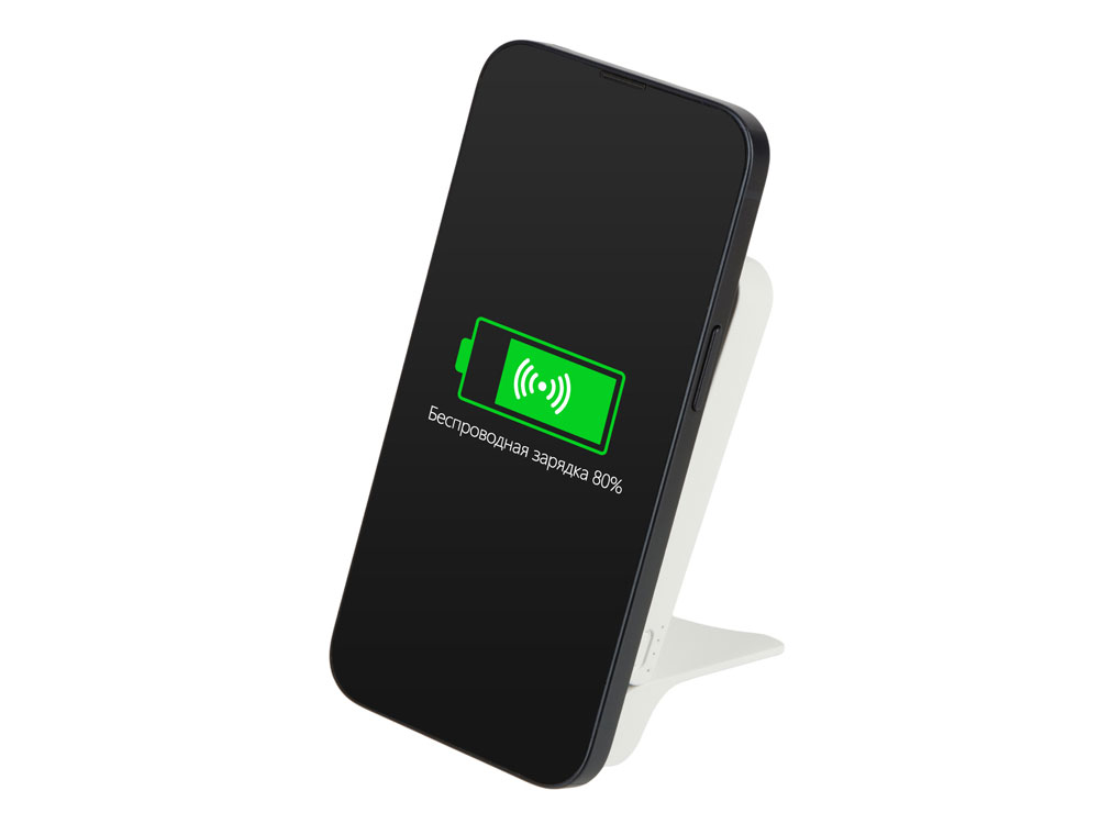 Внешний магнитный аккумулятор MagnIQ, белый, 5000 mAh-2