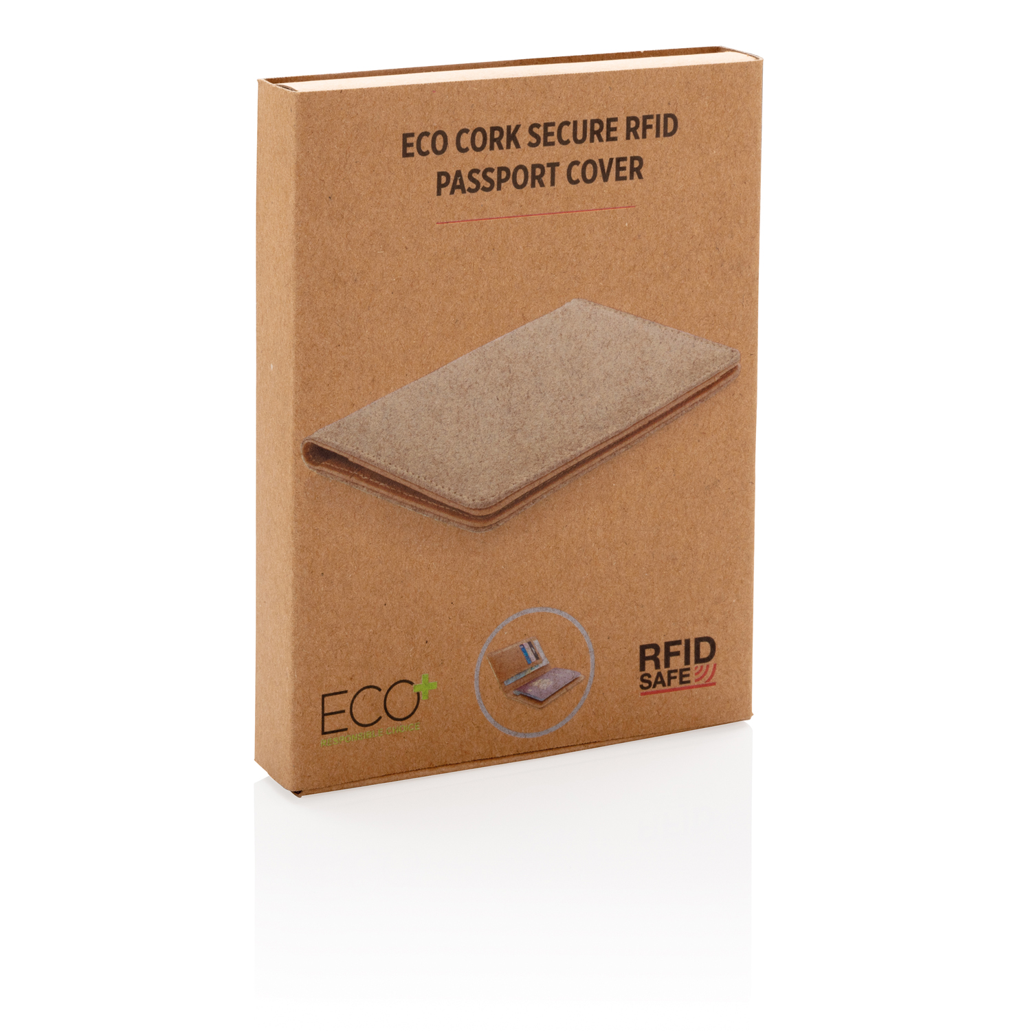 Эко-обложка для паспорта Cork  с RFID защитой-1