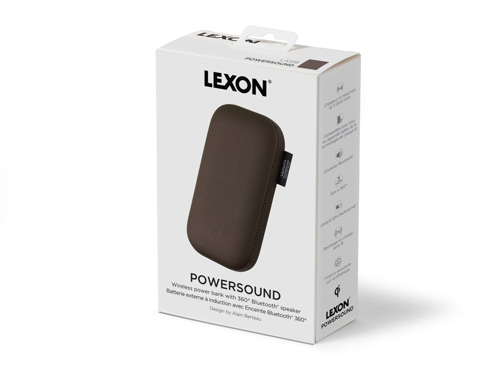 Внешний аккумулятор с беспроводной колонкой Powersound, черный-13