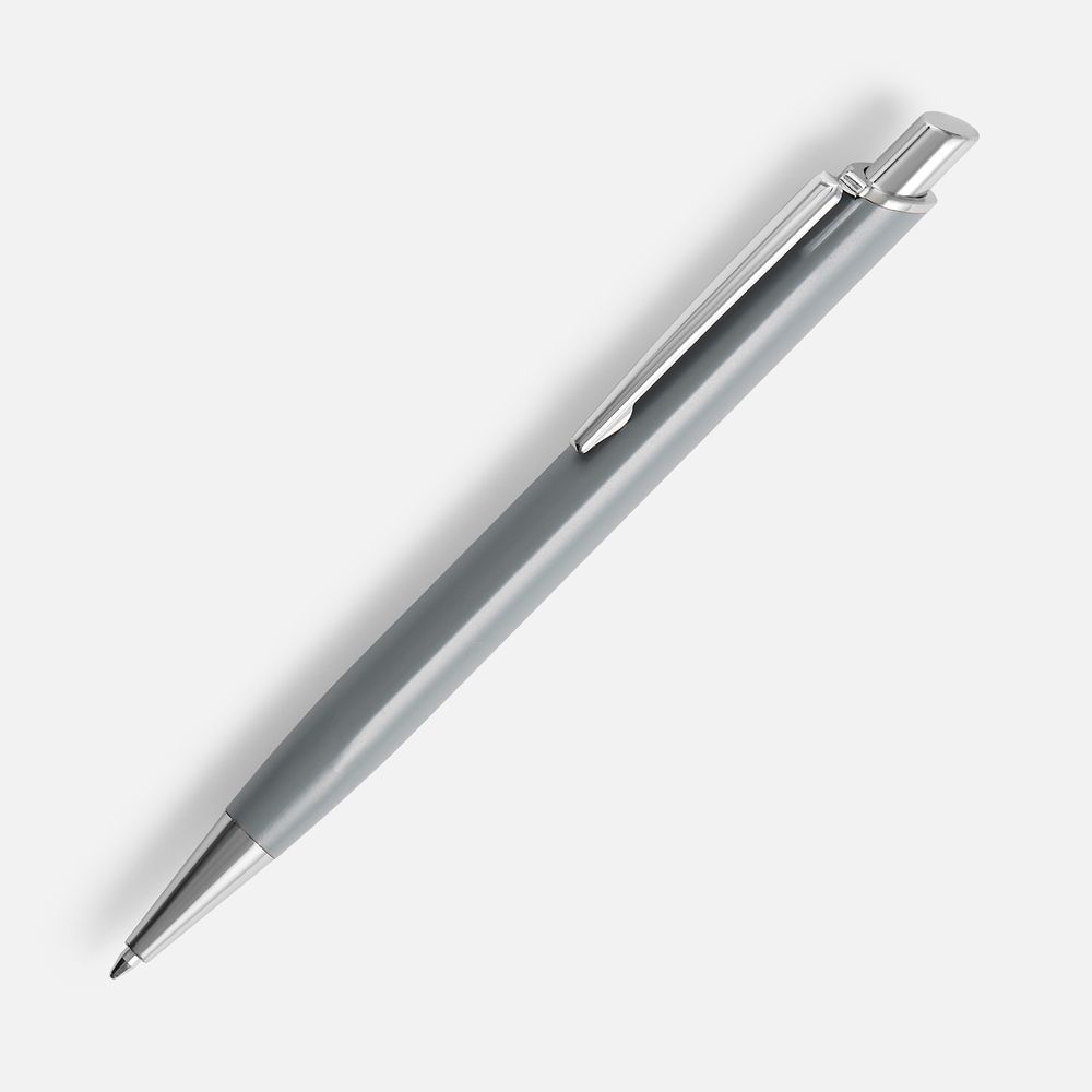 Ручка шариковая Konvent, матовая, серая-1