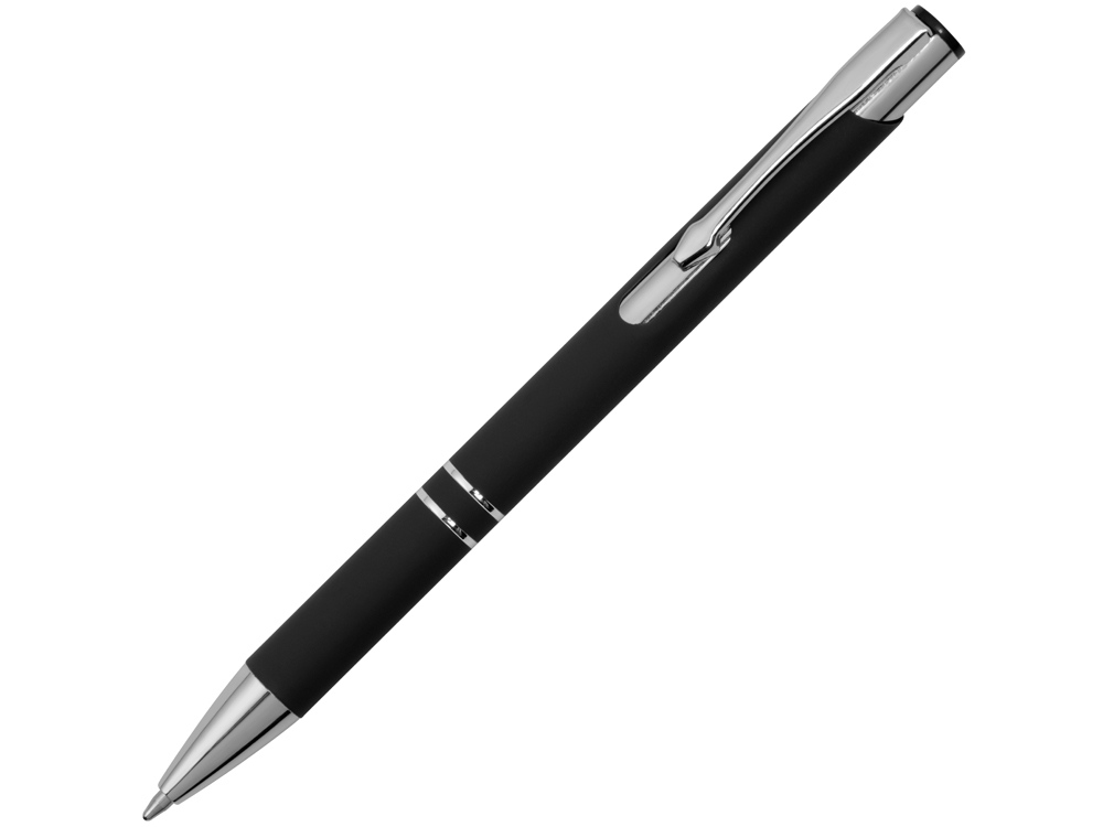Подарочный набор с блокнотом С2, металлической ручкой и термосом, черный-4