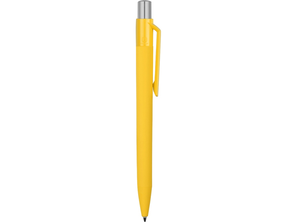 Ручка шариковая UMA ON TOP SI GUM soft-touch, желтый-3
