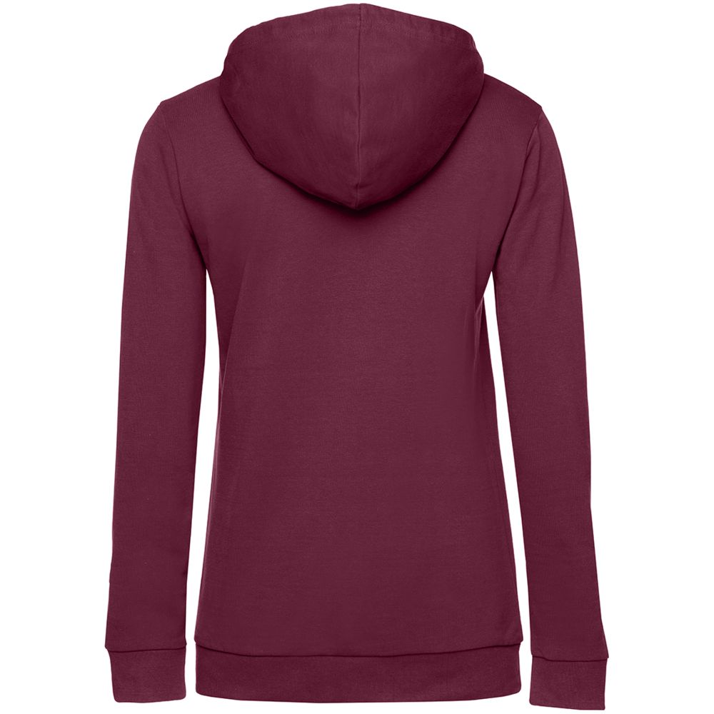 Толстовка с капюшоном женская Hoodie, бордовая-2