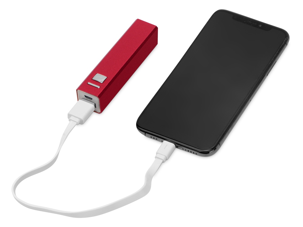 Портативное зарядное устройство Спейс, 3000 mAh, красный-1