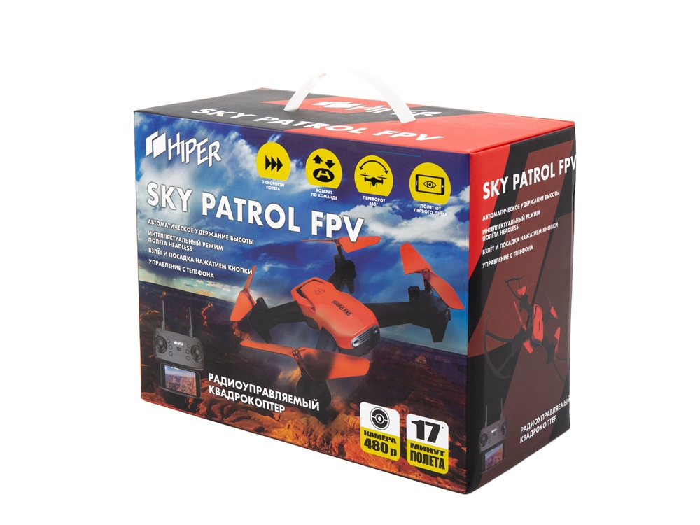 Радиоуправляемый квадрокоптер HIPER  SKY PATROL FPV-14