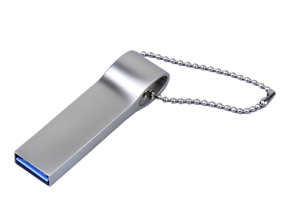 USB 3.0-флешка на 16 Гб с мини чипом, компактный дизайн, боковое отверстие для цепочки-0