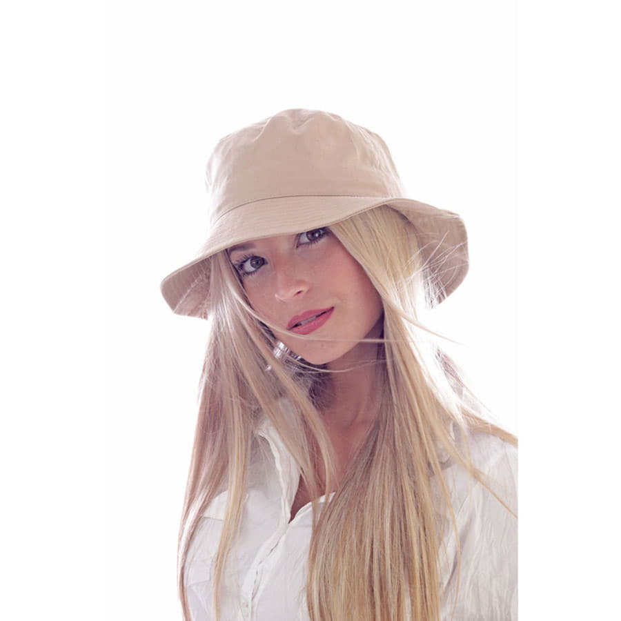 Панама BUCKET COTTON 180, хаки-4