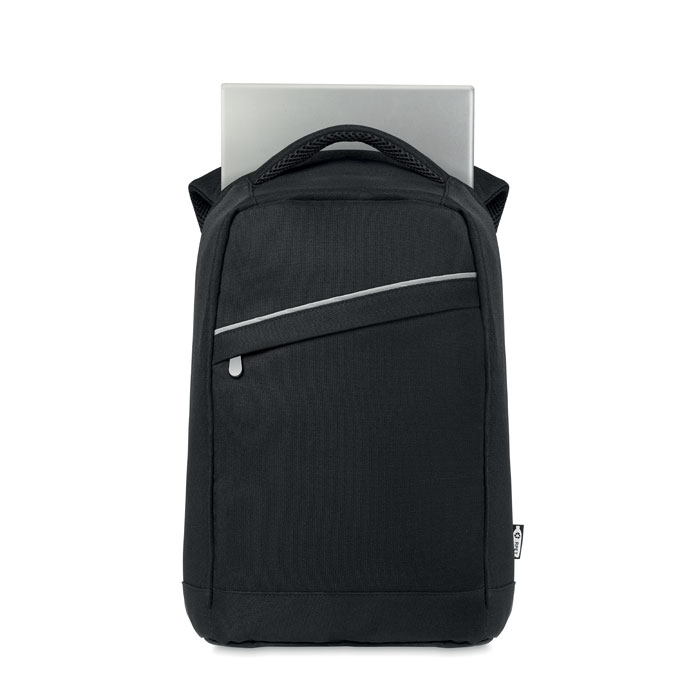 Рюкзак 600D из RPET, черный-13