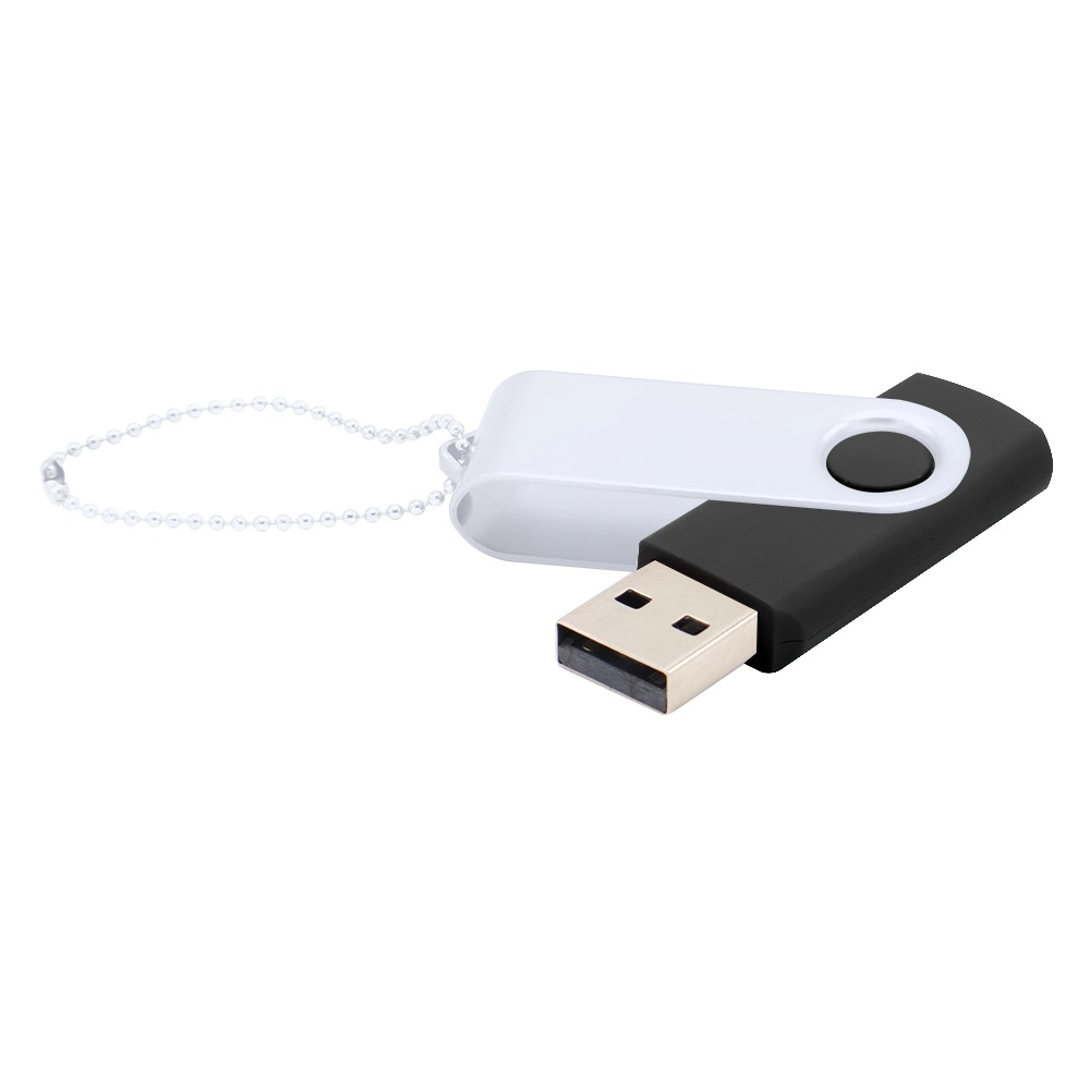 Флешка Designer To Go 2.0 USB 16Gb, Черный/Белый-0