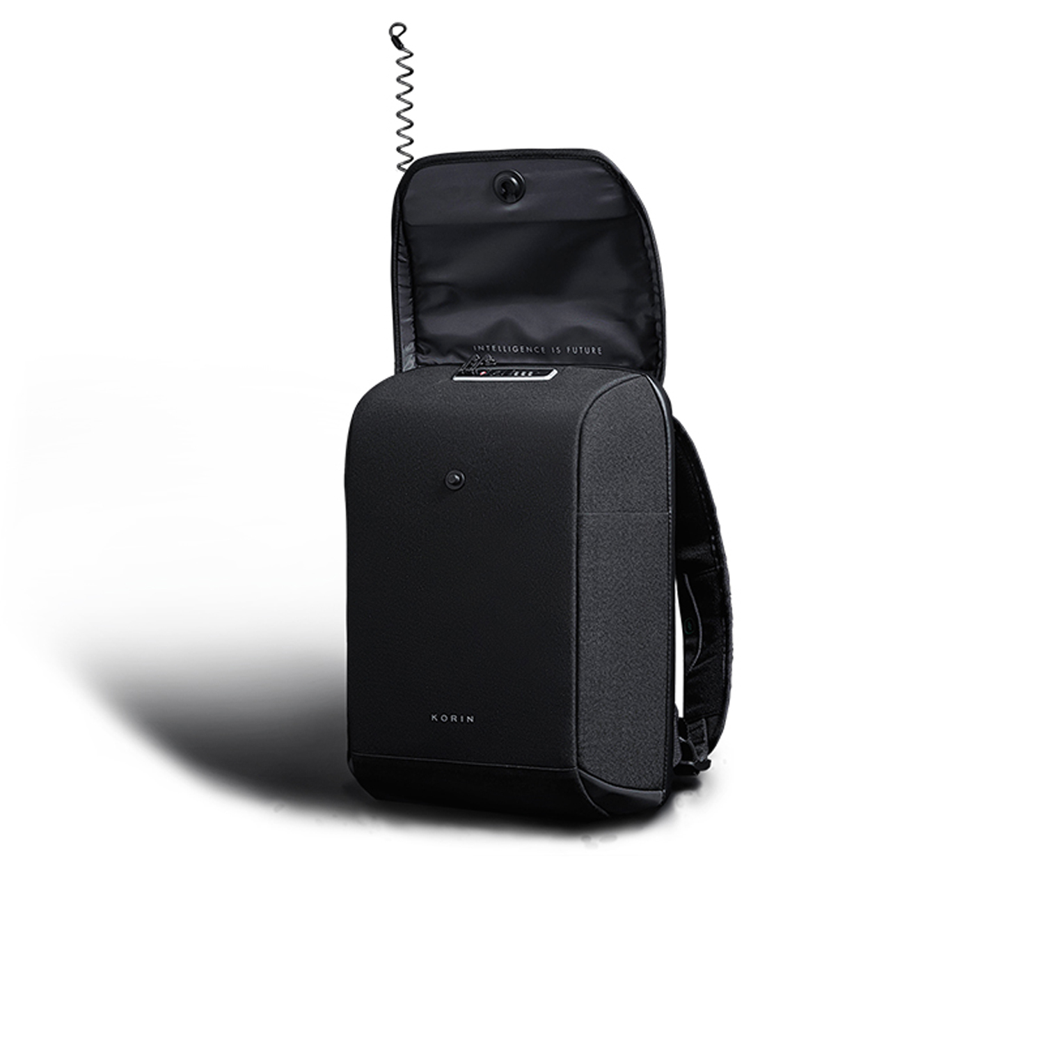 Рюкзак KORIN ClickPack X 45х32х15,5 см, с клапаном, черный-4