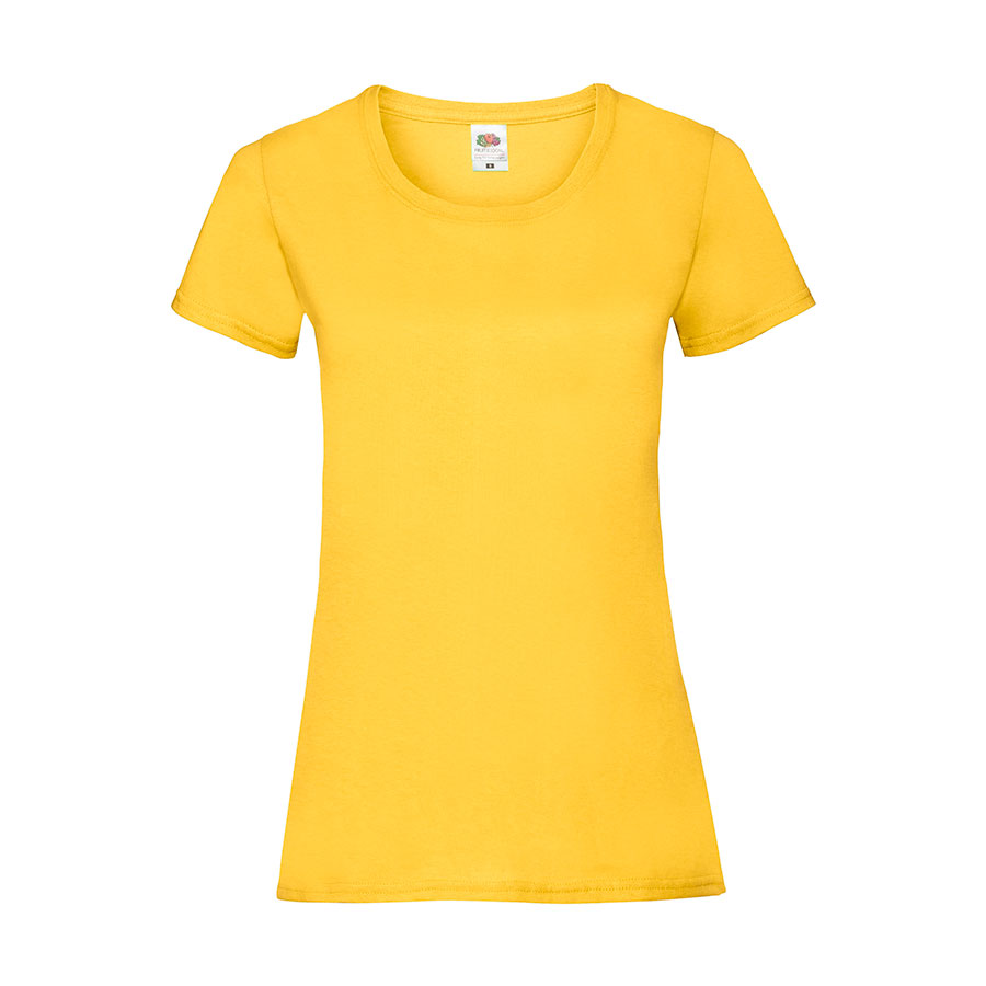 Футболка "Lady-Fit Valueweight T", солнечно-желтый_XS, 100% хлопок, 165 г/м2, желтый-0