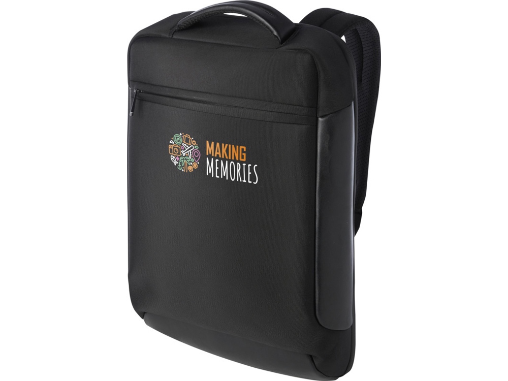 Expedition Pro компактный рюкзак для ноутбука 15,6 из переработанных материалов, 12 л - Черный-6