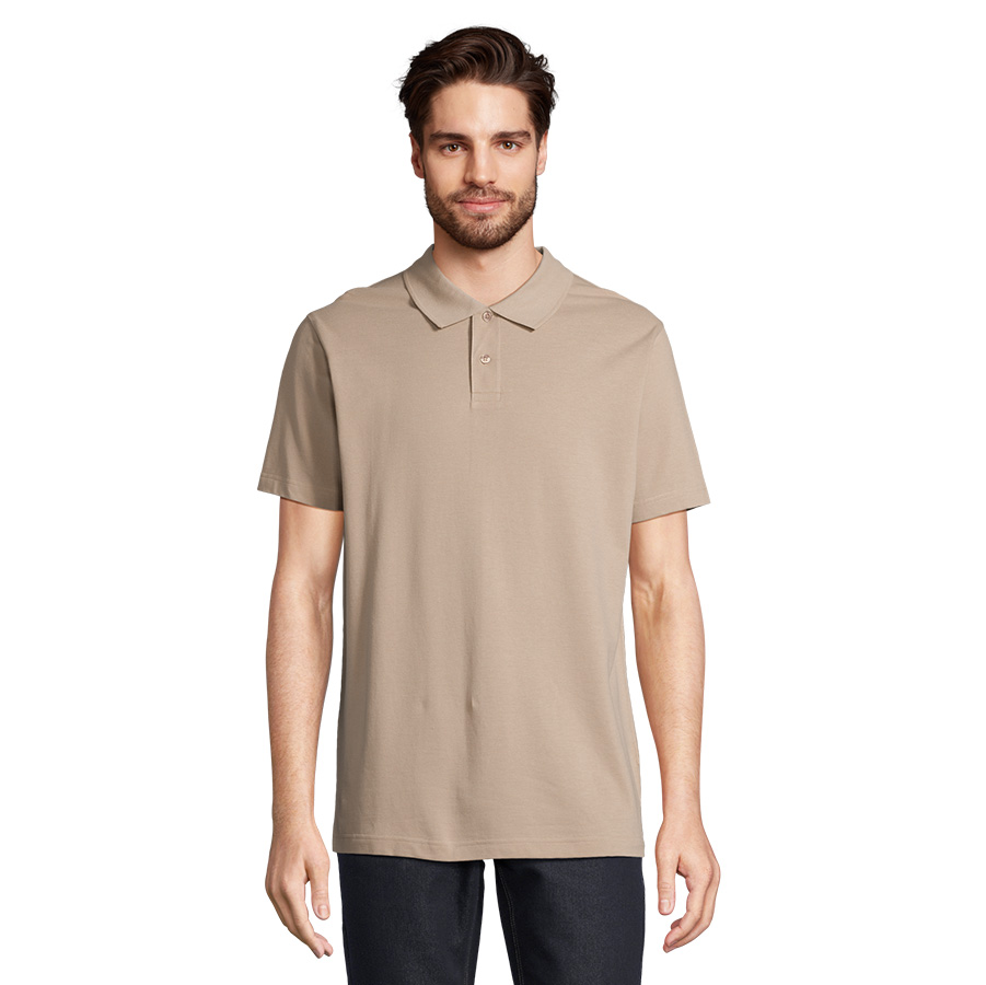 Рубашка поло мужская PULSE 170, светло-бежевый-5