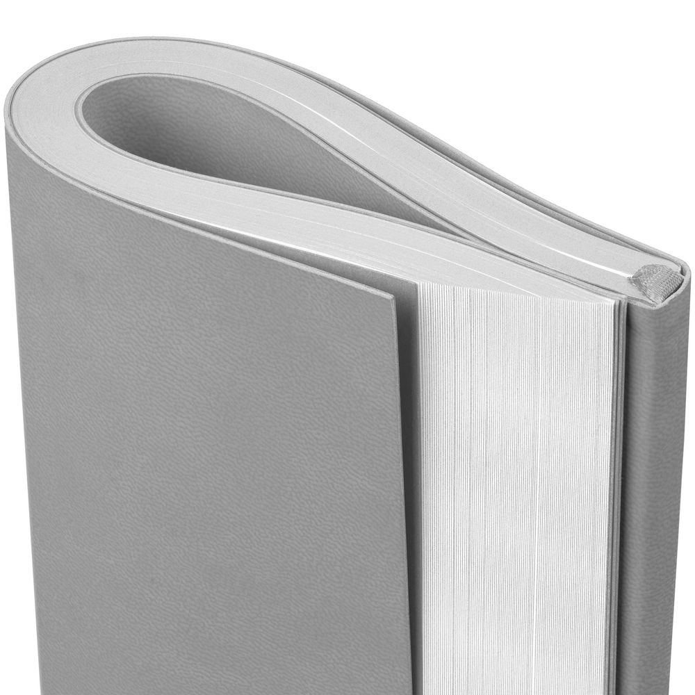 Ежедневник Flat Maxi, недатированный, серый-3