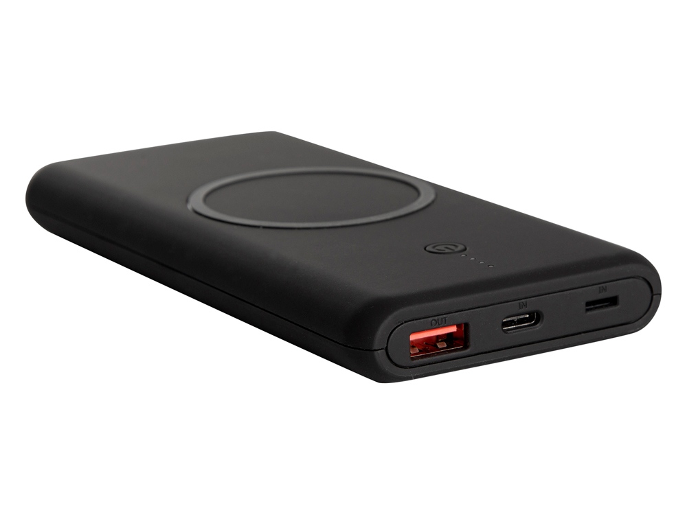 Внешний беспроводной аккумулятор c QC/PD Reload, 10000 mAh, черный-3