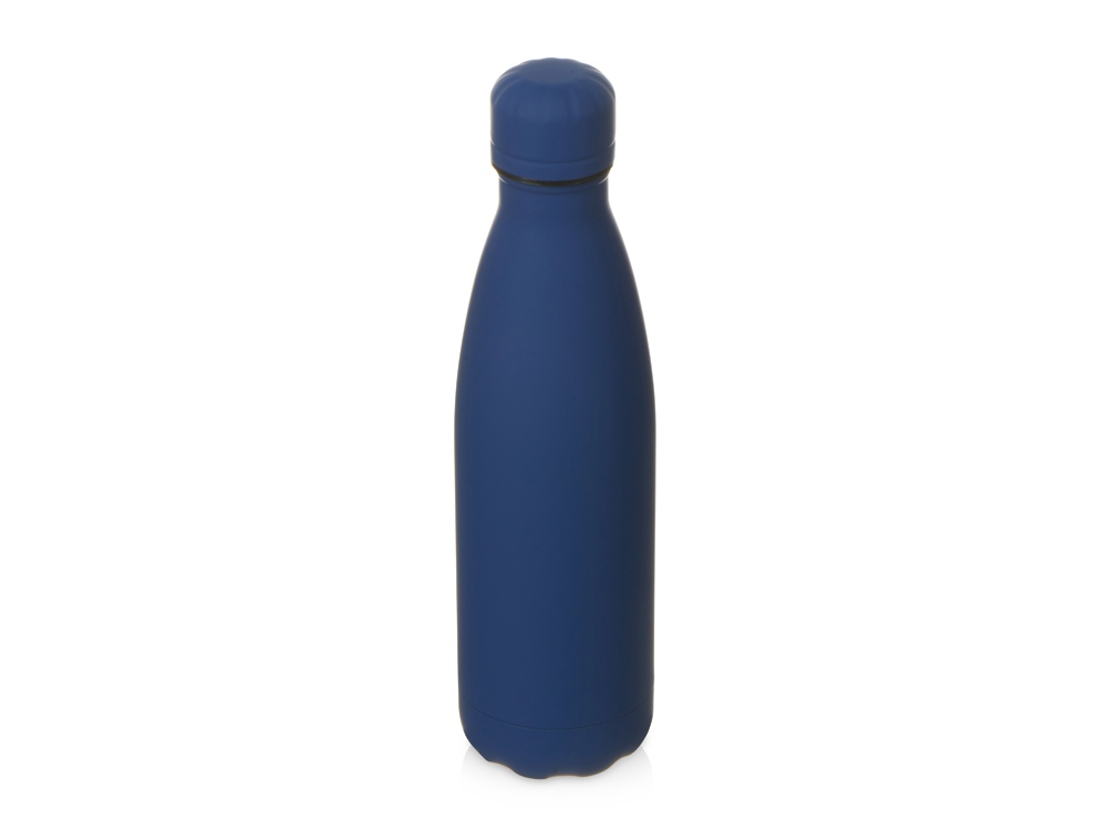 Вакуумная термобутылка Vacuum bottle C1, soft touch, 500 мл, темно-синий-1
