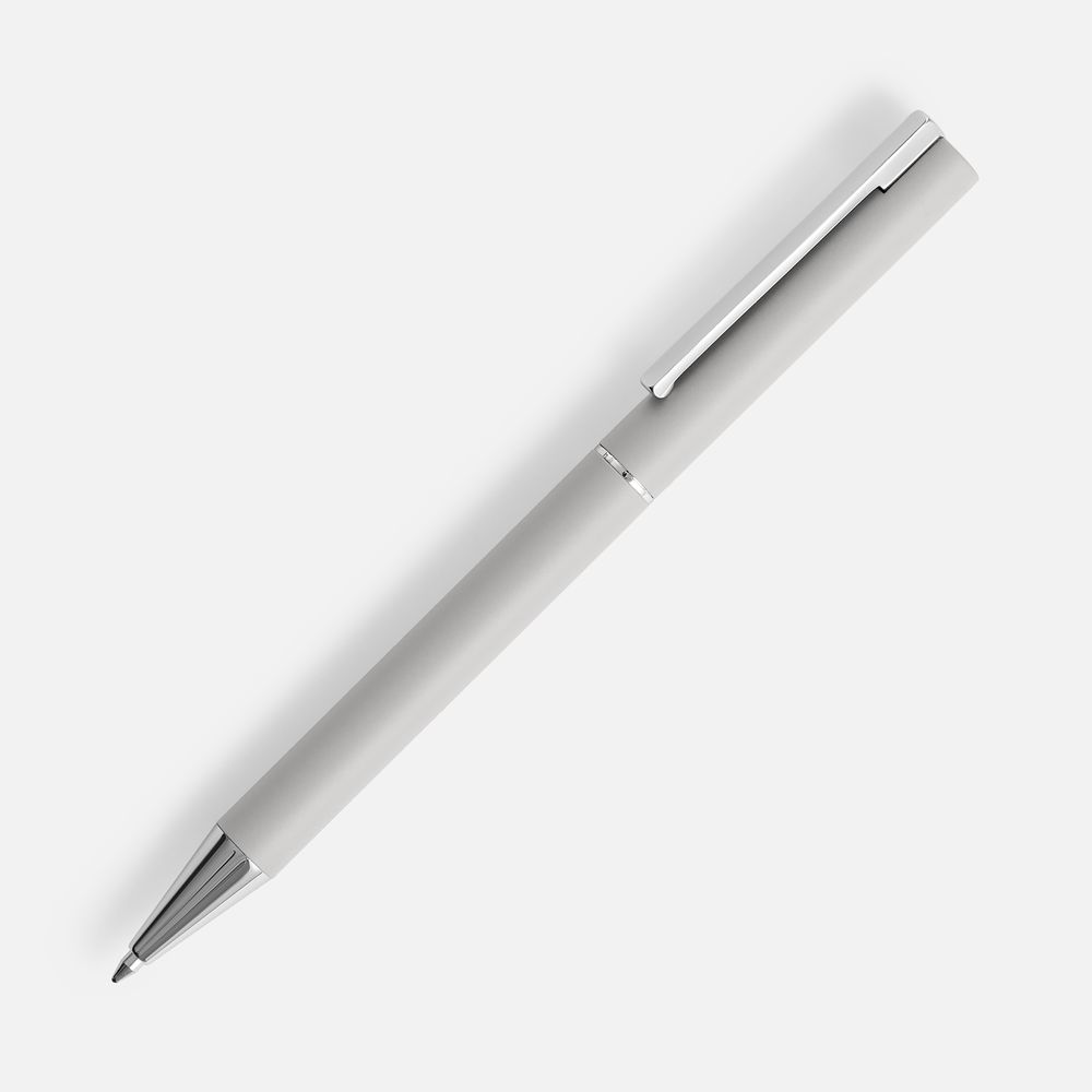 Ручка шариковая Blade Soft Touch, серая-1