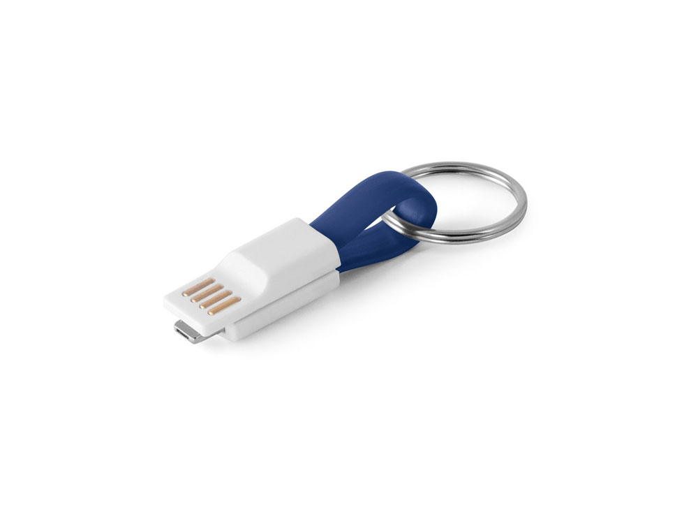 RIEMANN. USB-кабель с разъемом 2 в 1, Королевский синий-0
