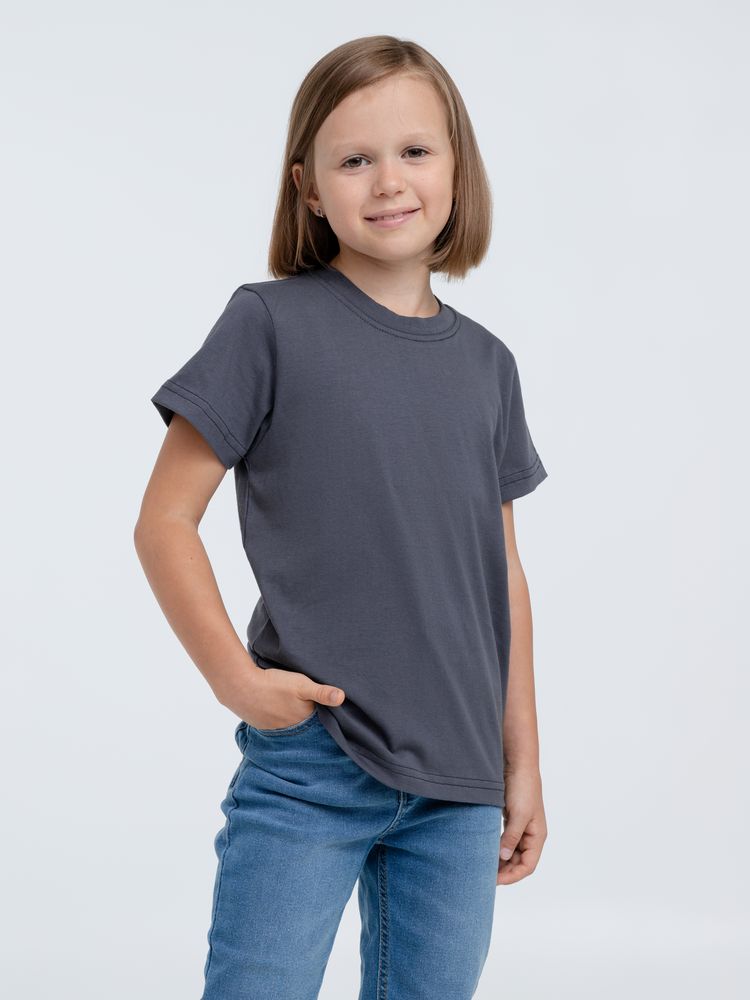 Футболка детская T-Bolka Kids, темно-серая (графит)-3