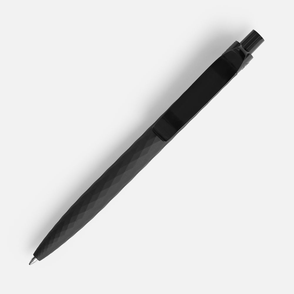 Ручка шариковая Prodir QS01 PRP-P Soft Touch, черная-2