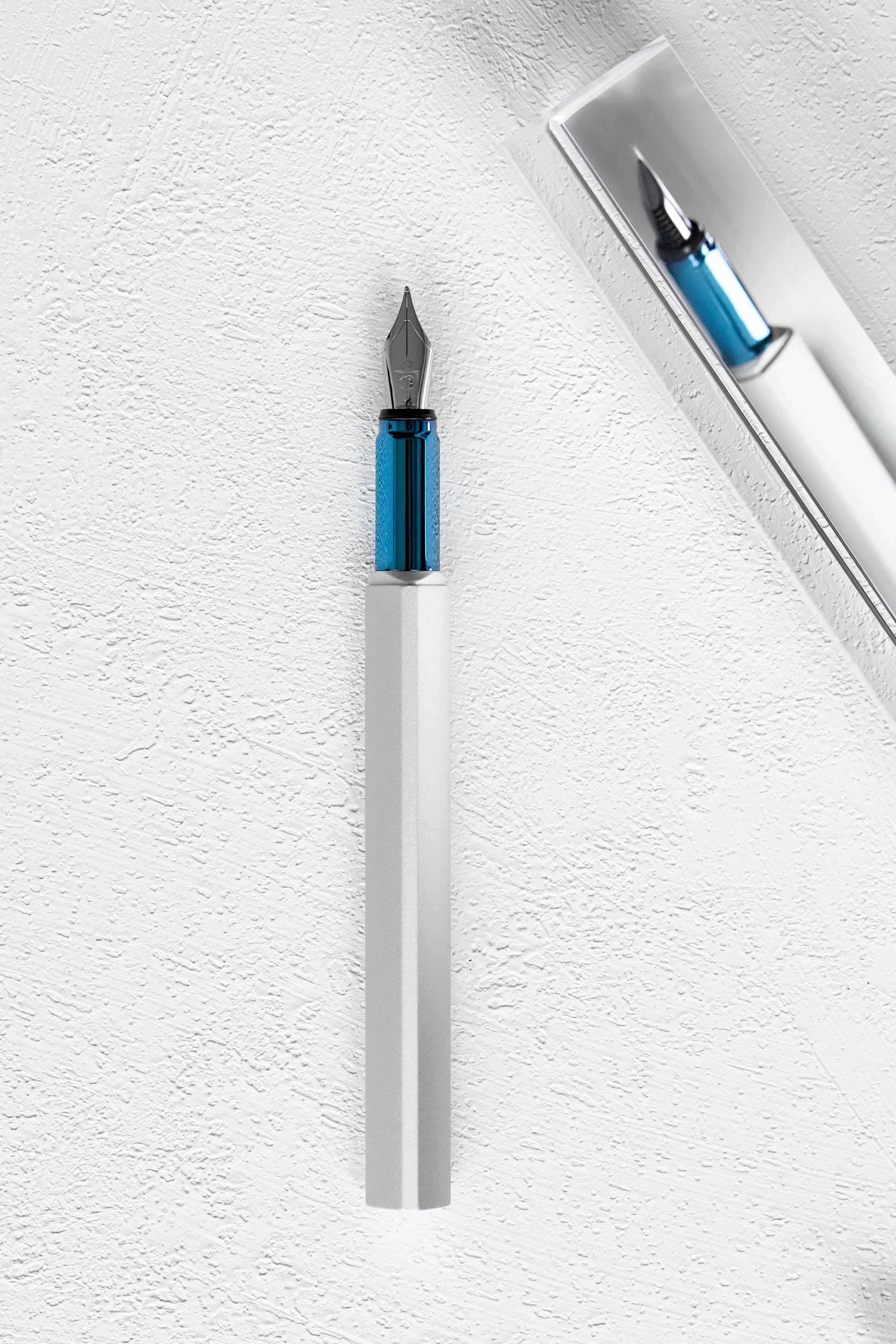 Перьевая ручка Pininfarina PF One SILVER /BLUE-10