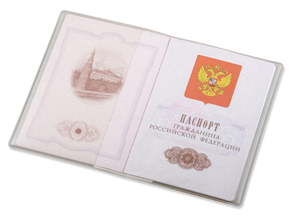 Классическая обложка для паспорта Favor, белая-1