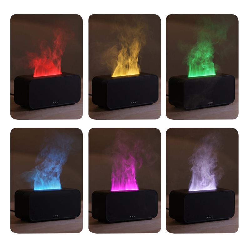 Светодиодный USB увлажнитель-ароматизатор Lumor RGB, Чёрный-4