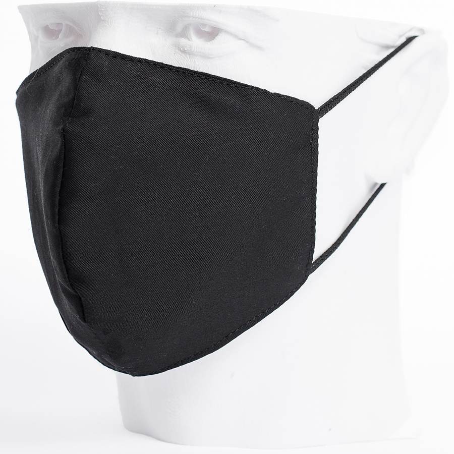 Бесклапанная фильтрующая маска RESPIRATOR 800 HYDROP черная без логотипа в черном пакете, черный, черный-0