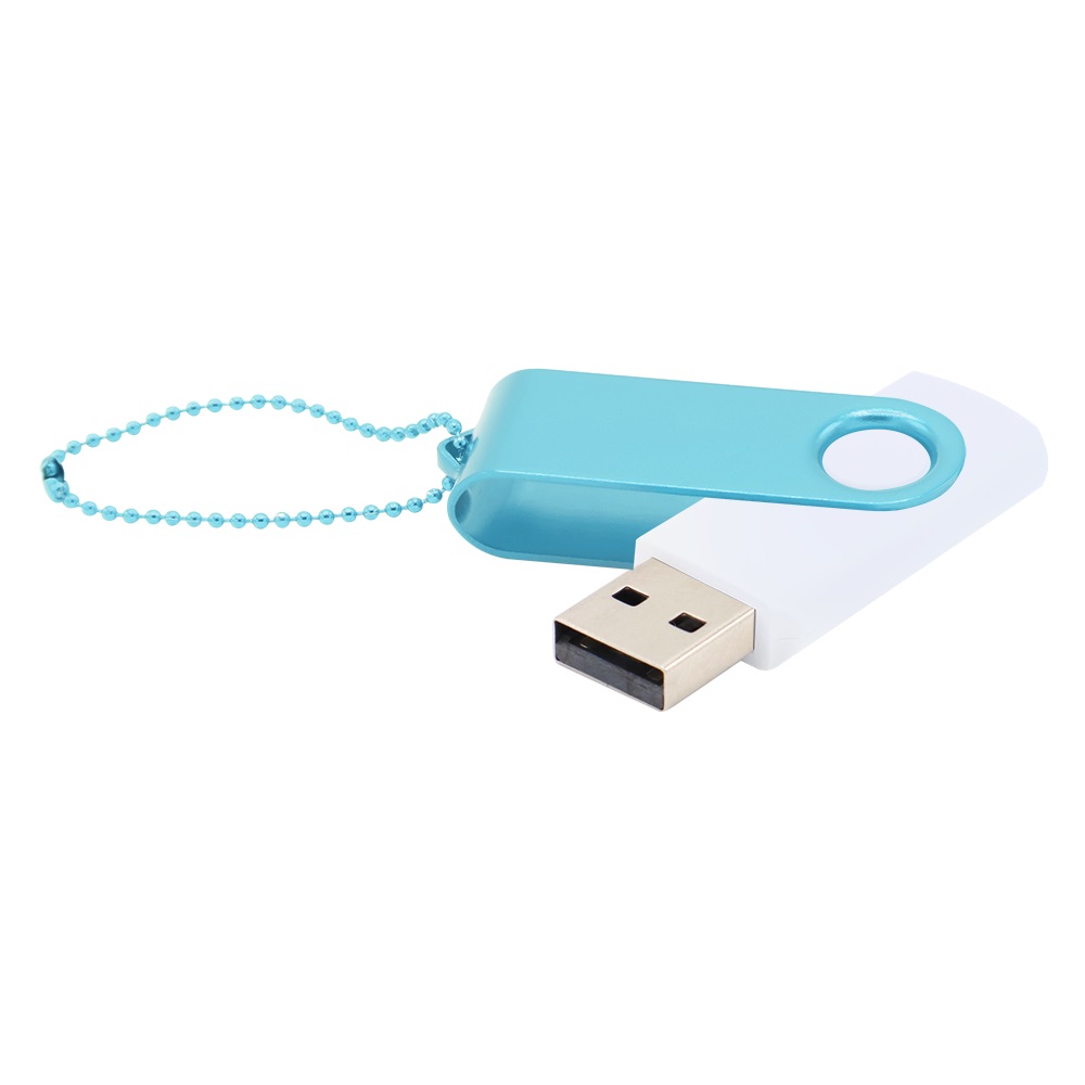 Флешка Designer To Go 2.0 USB 16Gb, Белый/Голубой-0