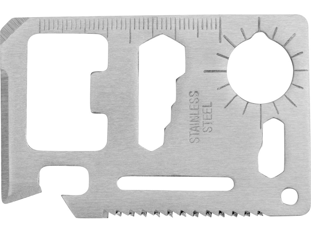 Мультиинструмент в чехле Helper mini, стальной-6