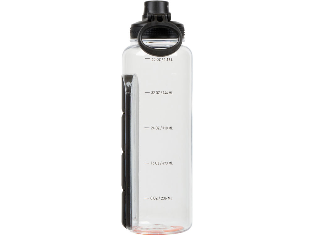 Бутылка для воды Electrolyte, черный-2