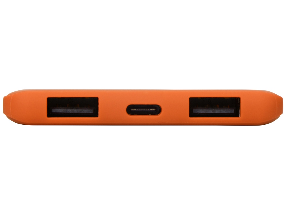 Портативное зарядное устройство Reserve с USB Type-C, 5000 mAh, оранжевый-5