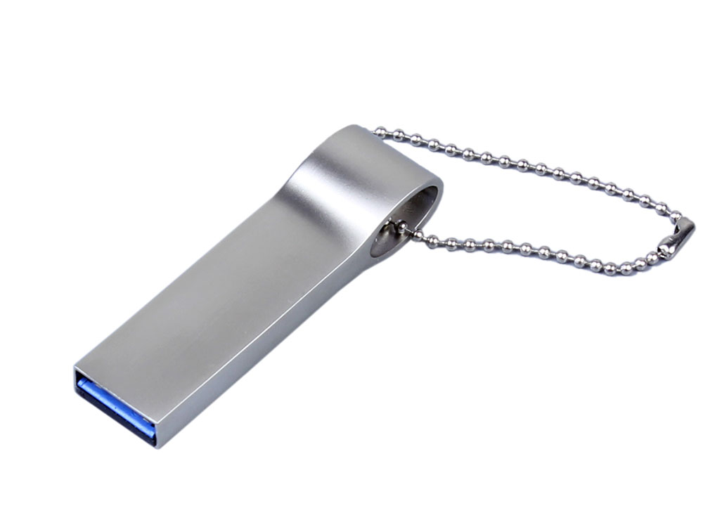 USB 2.0-флешка на 4 Гб с мини чипом, компактный дизайн, боковое отверстие для цепочки-0